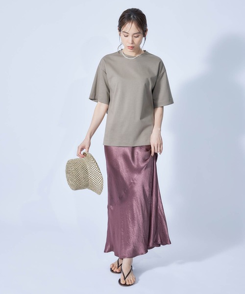 ROPE'（ロペ）の「アセテートビンテージマーメイドバイヤススカート（スカート・レディース・ベージュ/ブラウン/グレー/グリーン・38/36）」の7枚目の写真