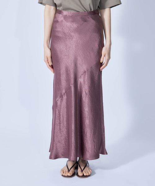 ROPE'（ロペ）の「アセテートビンテージマーメイドバイヤススカート（スカート・レディース・ベージュ/ブラウン/グレー/グリーン・38/36）」の10枚目の写真