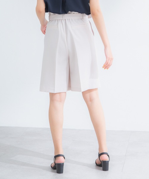 Honeys（ハニーズ）の「タックいり ハーフパンツ（その他パンツ・レディース・ブラック/オレンジ/ダークベージュ/ネイビー/グレイッシュベージュ・S/L/M/LL）」の11枚目の写真