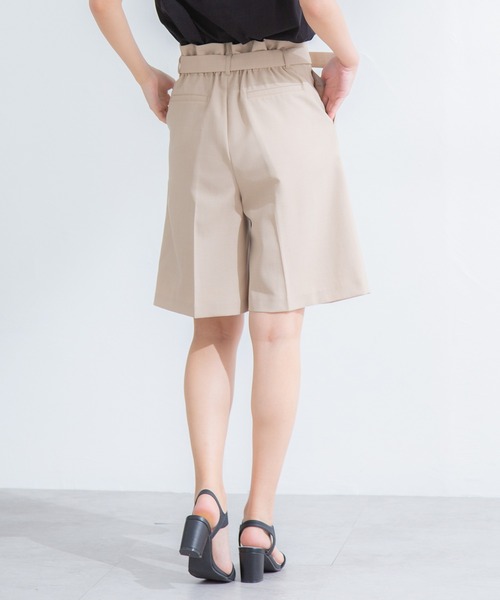 Honeys（ハニーズ）の「タックいり ハーフパンツ（その他パンツ・レディース・ブラック/オレンジ/ダークベージュ/ネイビー/グレイッシュベージュ・S/L/M/LL）」の20枚目の写真