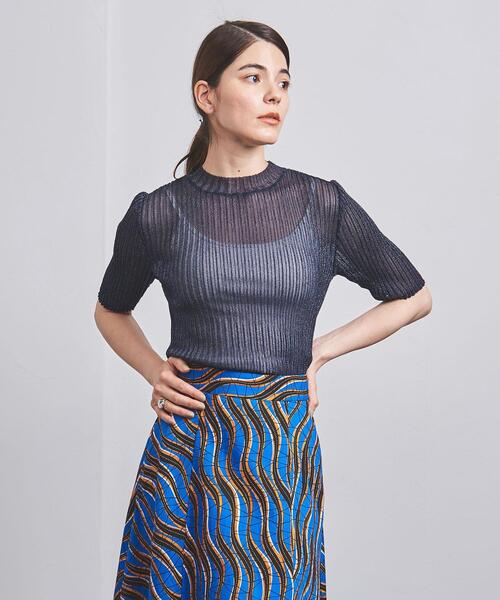 UNITED ARROWS ラメ　ショートスリーブニット UNITED ARROWS（ユナイテッドアローズ）の「P ラメ ショート