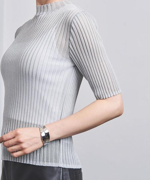 UNITED ARROWS ラメ　ショートスリーブニット UNITED ARROWS（ユナイテッドアローズ）の「P ラメ ショート