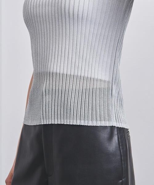 UNITED ARROWS ラメ　ショートスリーブニット UNITED ARROWS LTD. OUTLET｜ラメライン ショートスリーブ