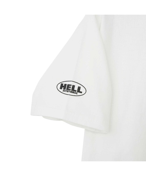 HYSTERIC GLAMOUR(ヒステリックグラマー)の「OUT OF CONTROL オーバーサイズTシャツ(Tシャツ/カットソー・メンズ・ホワイト/ブラック・SMALL/MEDIUM/LARGE/X-LARGE)」の4枚目の写真