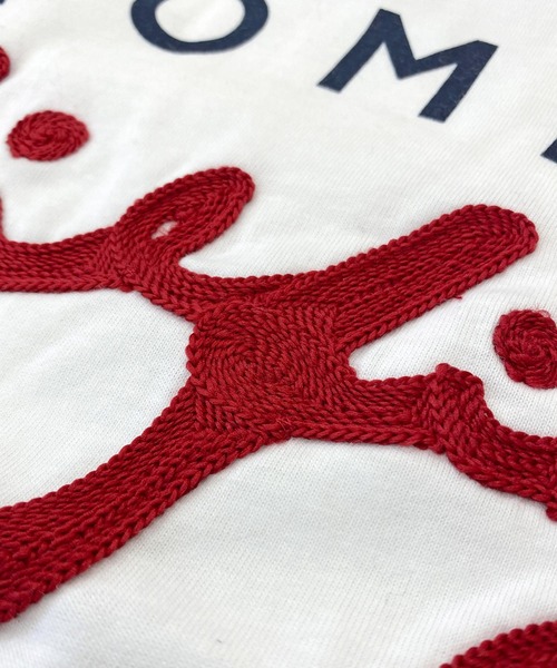 TOMMY HILFIGER(トミーヒルフィガー)の「チェーンステッチロゴ クルーネックTシャツ HANCOCK TEE(Tシャツ/カットソー・メンズ・ホワイト/ブラック/ネイビー・S/M/L/XL)」の7枚目の写真