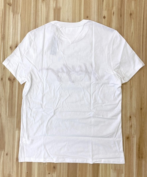 TOMMY HILFIGER(トミーヒルフィガー)の「チェーンステッチロゴ クルーネックTシャツ HANCOCK TEE(Tシャツ/カットソー・メンズ・ホワイト/ブラック/ネイビー・S/M/L/XL)」の8枚目の写真