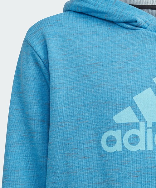 adidas（アディダス）の「フューチャーアイコン バッジ オブ スポーツ フーデッドスウェットシャツ / アディダス（キッズ/子供用）（パーカー・キッズ・ピンク系その他/ブルー/ブラック・130/140/150/160）」の10枚目の写真