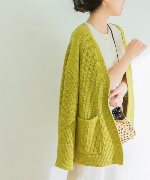 URBAN RESEARCH(アーバンリサーチ)の「スラブガウンカーディガン(カーディガン/ボレロ・レディース・ブラウン/ベージュ/グリーン系その他・FREE)」の10枚目の写真