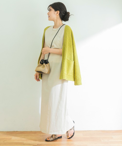 URBAN RESEARCH(アーバンリサーチ)の「スラブガウンカーディガン(カーディガン/ボレロ・レディース・ブラウン/ベージュ/グリーン系その他・FREE)」の14枚目の写真