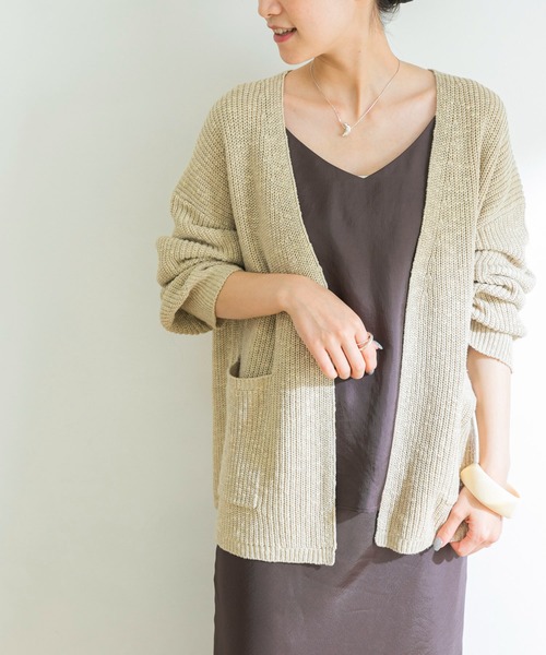URBAN RESEARCH(アーバンリサーチ)の「スラブガウンカーディガン(カーディガン/ボレロ・レディース・ブラウン/ベージュ/グリーン系その他・FREE)」の18枚目の写真