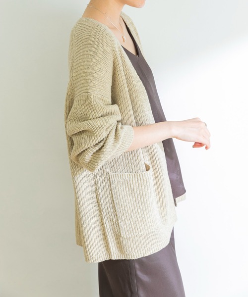 URBAN RESEARCH(アーバンリサーチ)の「スラブガウンカーディガン(カーディガン/ボレロ・レディース・ブラウン/ベージュ/グリーン系その他・FREE)」の19枚目の写真