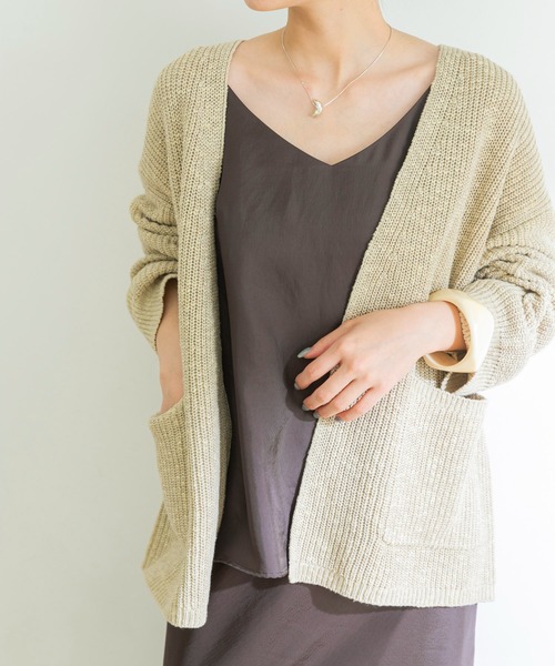 URBAN RESEARCH(アーバンリサーチ)の「スラブガウンカーディガン(カーディガン/ボレロ・レディース・ブラウン/ベージュ/グリーン系その他・FREE)」の20枚目の写真