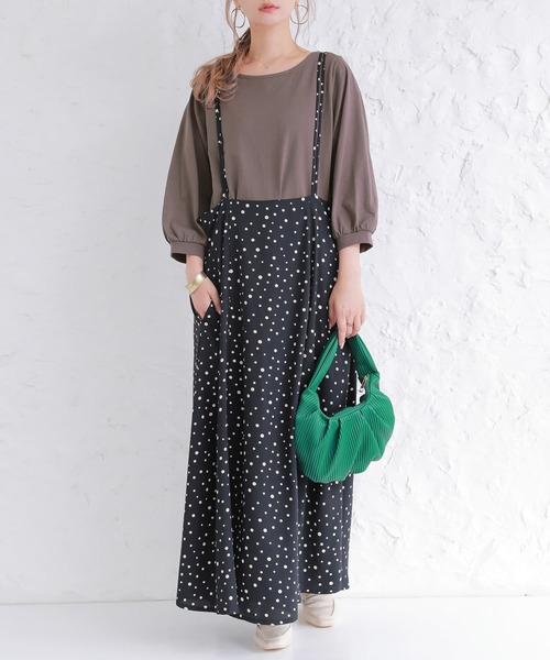 osharewalker（オシャレウォーカー）の「『カットソー＆レースベストセット』（Tシャツ/カットソー・レディース・ブラック/グリーン・2/1）」の19枚目の写真