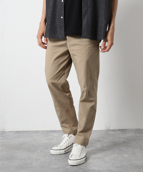 JOURNAL STANDARD(ジャーナルスタンダード)の「T/C ストレッチ チノ テーパード パンツ(チノパンツ・メンズ・チャコールグレー/ベージュ/カーキ/ベージュ系その他・SMALL/MEDIUM/LARGE)」の3枚目の写真