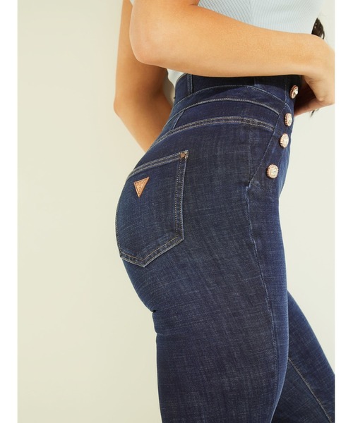 Guess(ゲス)の「Gwenny Denim Pants(デニムパンツ・レディース・ダークインディゴブルー・24inch/26inch/27inch/25inch/28inch)」の7枚目の写真