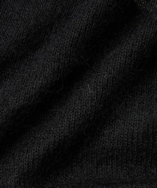 ADAM ET ROPE'(アダムエロペ)の「モヘヤショートカーディガン(カーディガン/ボレロ・レディース・ブラック/サックスブルー/グレー系その他・FREE)」の8枚目の写真