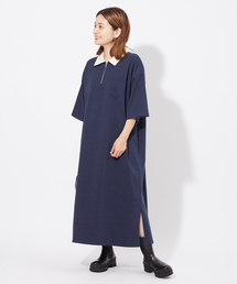 《別注》【ALORE/アローレ】ラガーシャツワンピース