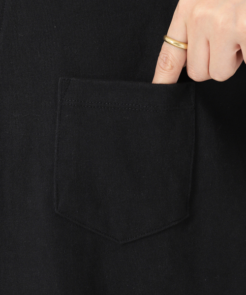 ALORE（アローレ）の「《別注》【ALORE/アローレ】ラガーシャツワンピース（Tシャツ/カットソー・レディース・ブラック/ネイビー/グリーン・FREE）」の22枚目の写真