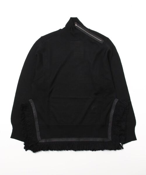 PONTI（ポンティ）の「PONTI Combination Layered Turtleneck Knit（ニット/セーター・レディース・オフホワイト/ブラック・FREE）」の10枚目の写真