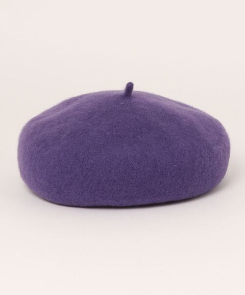 MR（まる）の「ベレー帽（ハンチング/ベレー帽・キッズ・ベージュ/パープル/ブラック/レッド・F）」の8枚目の写真