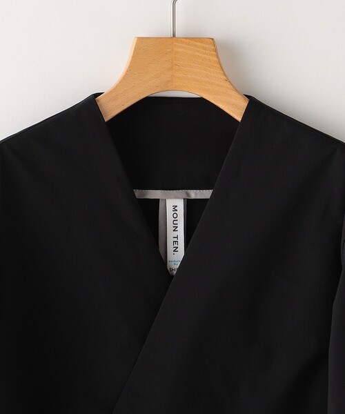 SHIPS（シップス）の「【SHIPS KIDS別注】MOUN TEN.:110～140cm / SOLOTEX(R) ジャケット（ノーカラージャケット・キッズ・ブラック・110/140/125）」の3枚目の写真