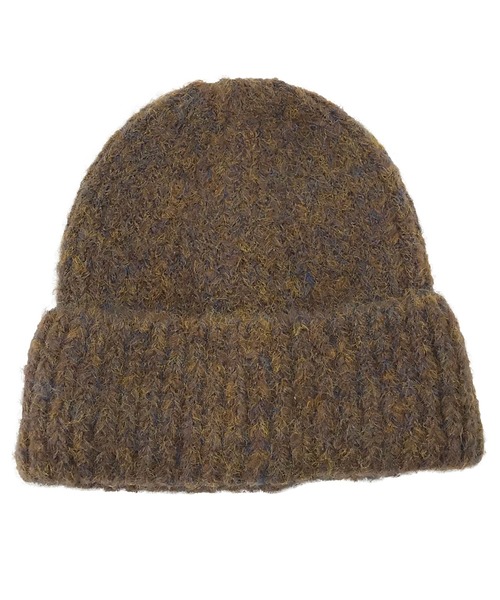 FUNALIVE（ファンアライブ）の「joujoulier ミックスヤーンニット帽（ニットキャップ/ビーニー・レディース・ブラウン/グリーン/レッド/ネイビー・FREE）」の5枚目の写真