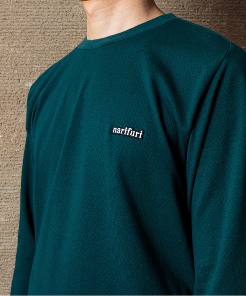 narifuri(ナリフリ)の「マルチテックスウェットTシャツ(Tシャツ/カットソー・メンズ・ダークグリーン/ブラック・MEDIUM/LARGE/X-LARGE/SMALL)」の15枚目の写真