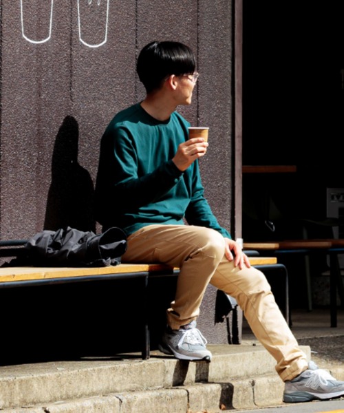 narifuri(ナリフリ)の「マルチテックスウェットTシャツ(Tシャツ/カットソー・メンズ・ダークグリーン/ブラック・MEDIUM/LARGE/X-LARGE/SMALL)」の8枚目の写真