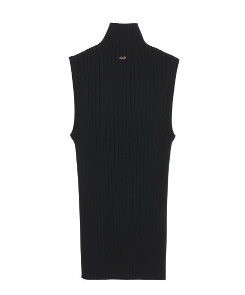 anuans（アニュアンス）の「タートルリブノースリーブニット（ニット/セーター・レディース・ブラック/ベージュ/ブラウン/グリーン/アイボリー/グレー×ピンク・FREE）」の18枚目の写真