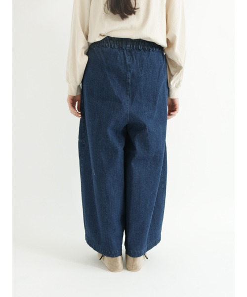 Samansa Mos2(サマンサ モスモス)の「パッチワークデニムパンツ(デニムパンツ・レディース・ネイビー・フリ-)」の11枚目の写真