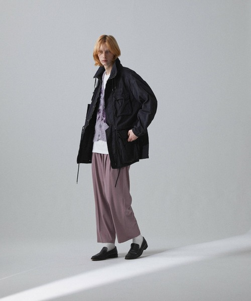 Iroquois（イロコイ）の「C GARMENT DYE FIELD JK（ミリタリージャケット・メンズ・ラベンダー/レッド/ブラック・2/3/1）」の7枚目の写真