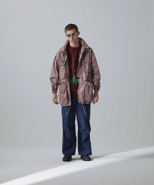 Iroquois（イロコイ）の「C GARMENT DYE FIELD JK（ミリタリージャケット・メンズ・ラベンダー/レッド/ブラック・2/3/1）」の13枚目の写真