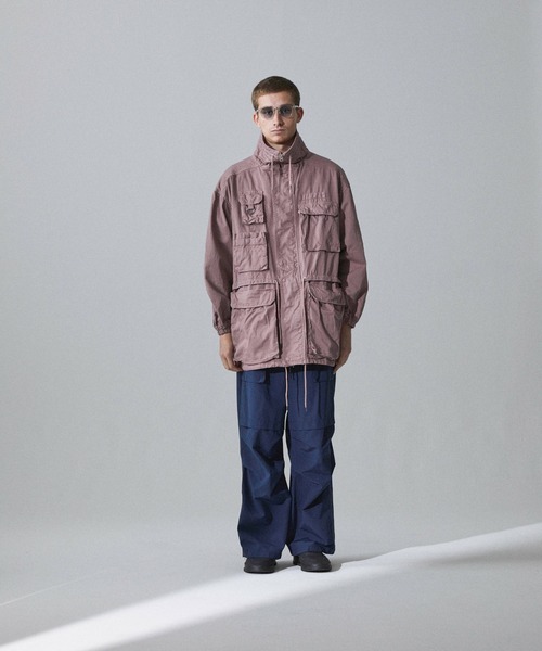 Iroquois（イロコイ）の「C GARMENT DYE FIELD JK（ミリタリージャケット・メンズ・ラベンダー/レッド/ブラック・2/3/1）」の16枚目の写真