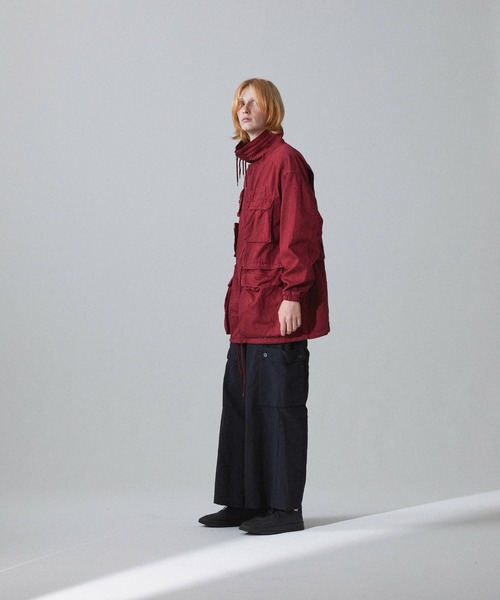 Iroquois（イロコイ）の「C GARMENT DYE FIELD JK（ミリタリージャケット・メンズ・ラベンダー/レッド/ブラック・2/3/1）」の20枚目の写真