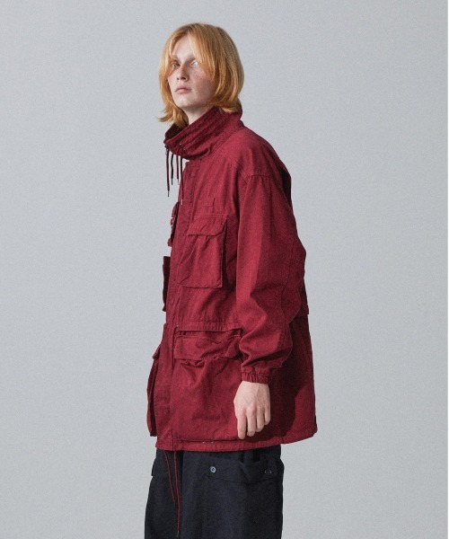 Iroquois（イロコイ）の「C GARMENT DYE FIELD JK（ミリタリージャケット・メンズ・ラベンダー/レッド/ブラック・2/3/1）」の19枚目の写真