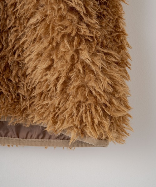 WHIMSIC(ウィムジック)の「【WHIMSIC】ライナーファーベスト(ベスト・レディース・ブラック/ブラウン・FREE)」の7枚目の写真