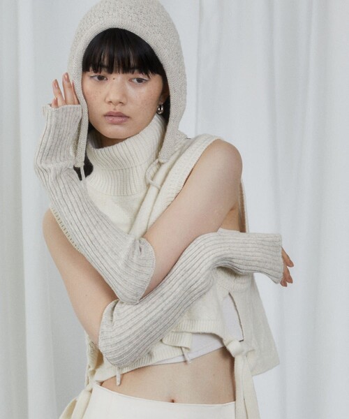 Firsthand（ファーストハンド）の「Firsthand/ファーストハンド Premier Eco Arm Warmer / アームウォーマー（アームカバー・レディース・ブラック/レッド/サックスブルー/ナチュラル・ONE SIZE）」の10枚目の写真