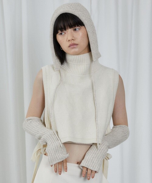 Firsthand（ファーストハンド）の「Firsthand/ファーストハンド Premier Eco Arm Warmer / アームウォーマー（アームカバー・レディース・ブラック/レッド/サックスブルー/ナチュラル・ONE SIZE）」の9枚目の写真