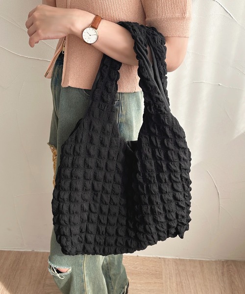 apres jour（アプレジュール）の「【apres jour×ARIAZ】ポコポコトートバッグ（トートバッグ・レディース・アイボリー/ブラック・FREE）」の9枚目の写真