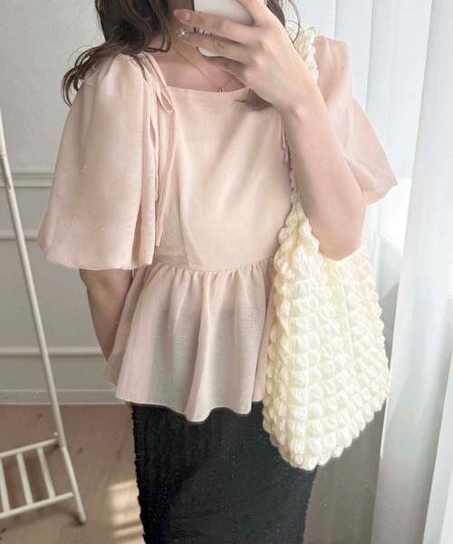 apres jour（アプレジュール）の「【apres jour×ARIAZ】ポコポコトートバッグ（トートバッグ・レディース・アイボリー/ブラック・FREE）」の13枚目の写真