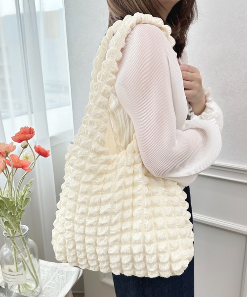 apres jour（アプレジュール）の「【apres jour×ARIAZ】ポコポコトートバッグ（トートバッグ・レディース・アイボリー/ブラック・FREE）」の14枚目の写真