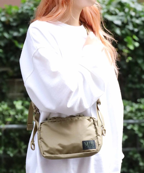 MIS（エムアイエス）の「MIS/エムアイエス SHOULDER BAG Packcloth ショルダーバッグ（ショルダーバッグ・メンズ・ブラック/オリーブ/タン・ONE SIZE）」の13枚目の写真