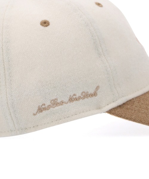 NEW ERA(ニューエラ)の「【NEW ERA/ニューエラ別注】Combination color melton CAP(キャップ・レディース・ベージュ/ブルー系その他・FREE)」の3枚目の写真