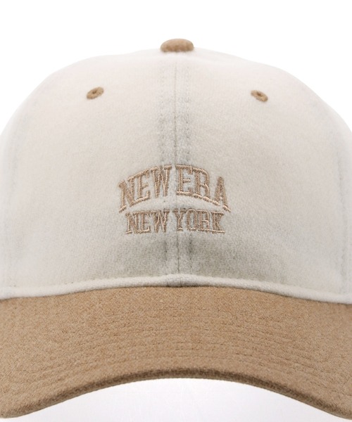 NEW ERA(ニューエラ)の「【NEW ERA/ニューエラ別注】Combination color melton CAP(キャップ・レディース・ベージュ/ブルー系その他・FREE)」の4枚目の写真