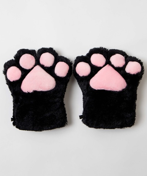 WEGO(ウィゴー)の「WEGO/モコモコにくきゅうグローブ(コスチューム/パーティーグッズ・レディース・グレー/ブラック/ホワイト・FREE)」の16枚目の写真