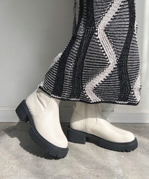 タンクソールストレッチショートブーツ
