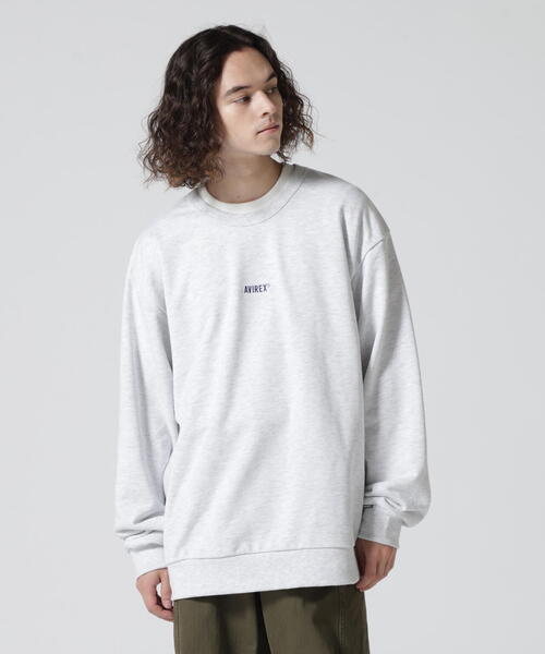 AVIREX(アヴィレックス)の「H.A.クルーネック スウェット / H.A. CREW SWEAT SHIRT / アヴィレックス / AVIREX(スウェット・メンズ・ホワイト/ブラック/グレー・3/1/2)」の9枚目の写真