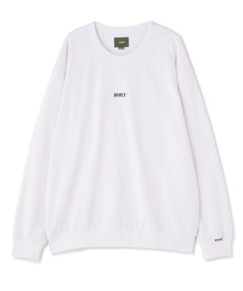 AVIREX(アヴィレックス)の「H.A.クルーネック スウェット / H.A. CREW SWEAT SHIRT / アヴィレックス / AVIREX(スウェット・メンズ・ホワイト/ブラック/グレー・3/1/2)」の1枚目の写真