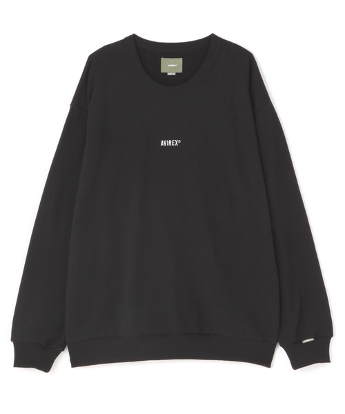 AVIREX(アヴィレックス)の「H.A.クルーネック スウェット / H.A. CREW SWEAT SHIRT / アヴィレックス / AVIREX(スウェット・メンズ・ホワイト/ブラック/グレー・3/1/2)」の2枚目の写真