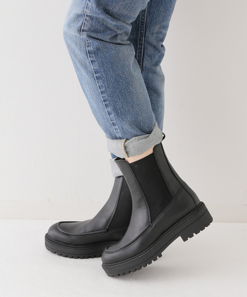 FRAMeWORK（フレームワーク）の「【REMME/レメ】ドレスサイドゴアブーツ（ブーツ・レディース・ブラック・38/39/36/37）」の19枚目の写真